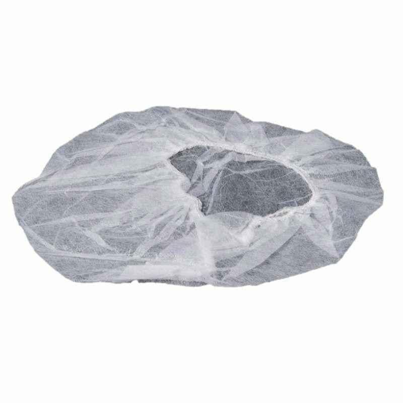 Axtry Disposable Non Woven Hair Net Cap, White (Pack of 100)