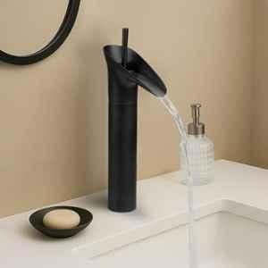 Plantex Pure Brass Pillar Tap/Wash Basin Mixer Tap Hot & Cold/Single Lever Water Tap/Pillar Cock for Basin (8307-Black)
