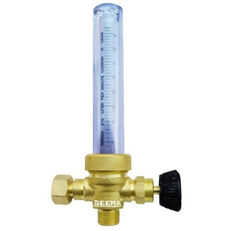 Seema Forged Brass Flowmeter for Argon & Carbon Dioxide Gas, S.FM