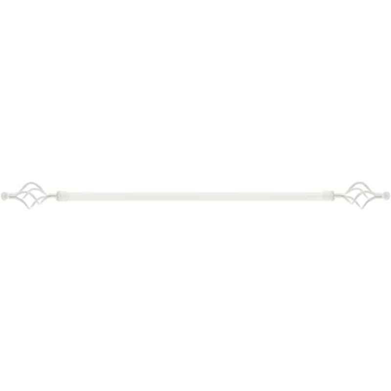 Robustline Roman 150x300cm Stainless Steel White Adjustable Curtain Rod
