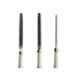 AMB 3 Pcs 8 inch Carbon Steel File Flat Set, AZFHR08