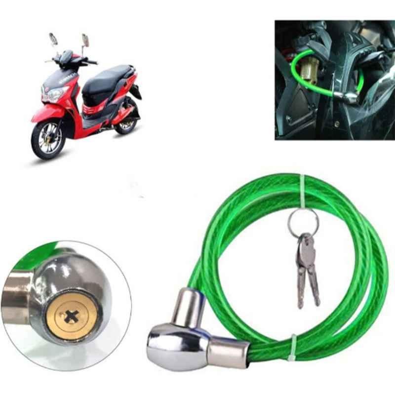 Auto Pearl PVC & Plastic Green Heavy Duty Cable Lock for Dash, 097