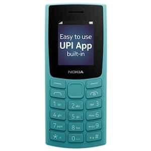 Nokia 105 1.8 inch Cyan Single Sim All New Keypad Feature Phone with Built-in UPI Payments, SS_1575