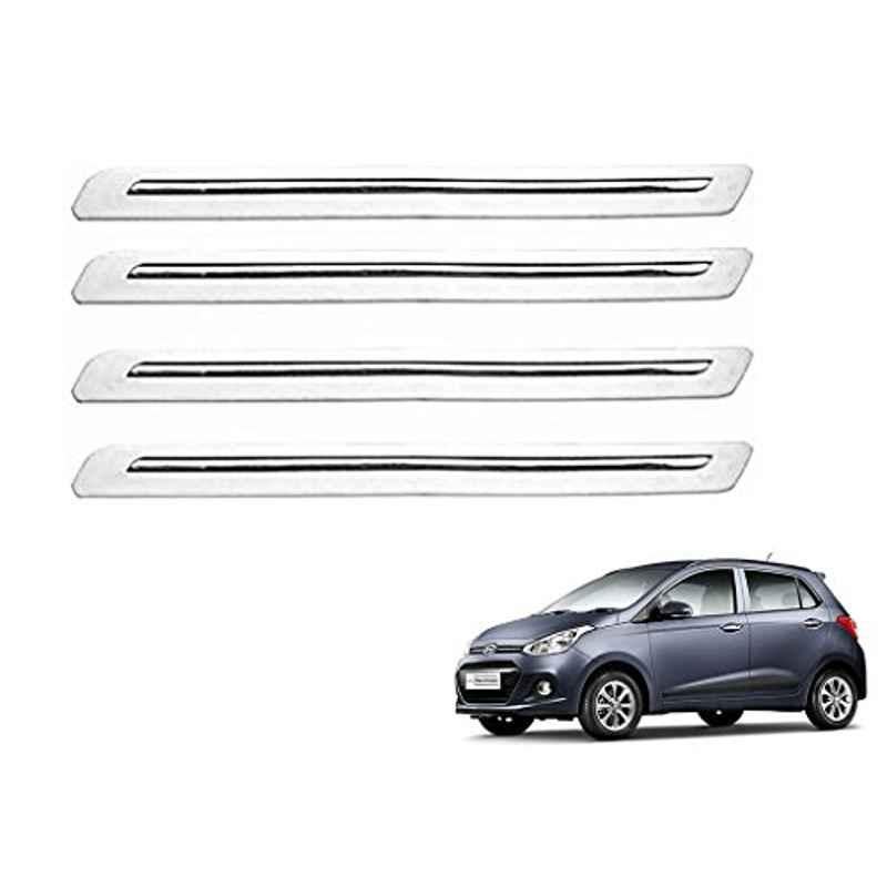 Kozdiko 4 Pcs White Car Bumper Protector Set for Hyundai Getz