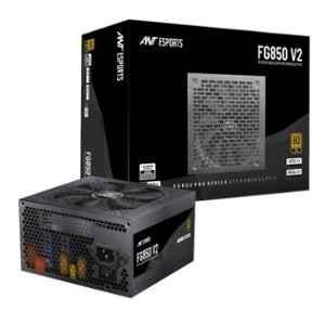 Ant Esports FG850 V2 850W Black 80 Plus Gold Modular Gaming Power Supply with 120mm Silent Fan
