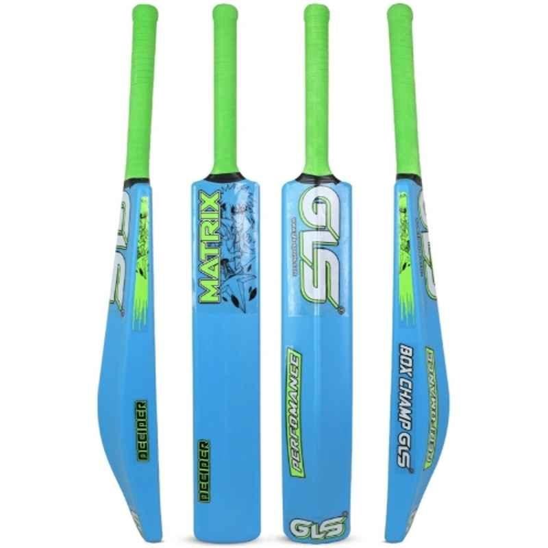 GLS Matrix 800-850g PVC Full Size Ivory & Blue Full Size Cricket Bat for Age 15+ Years