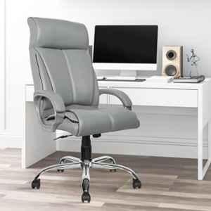 Rose Kruz Leatherette Grey High Back Executive Chair