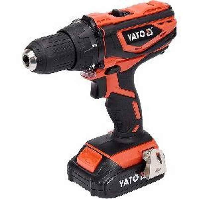 Yato 0-1650rpm Battery Operated Cordless Drill Driver Kit YT-82781