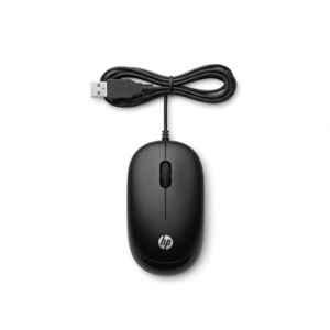 HP 115 1600dpi Black Wired USB Optical Mouse, B88K6AA