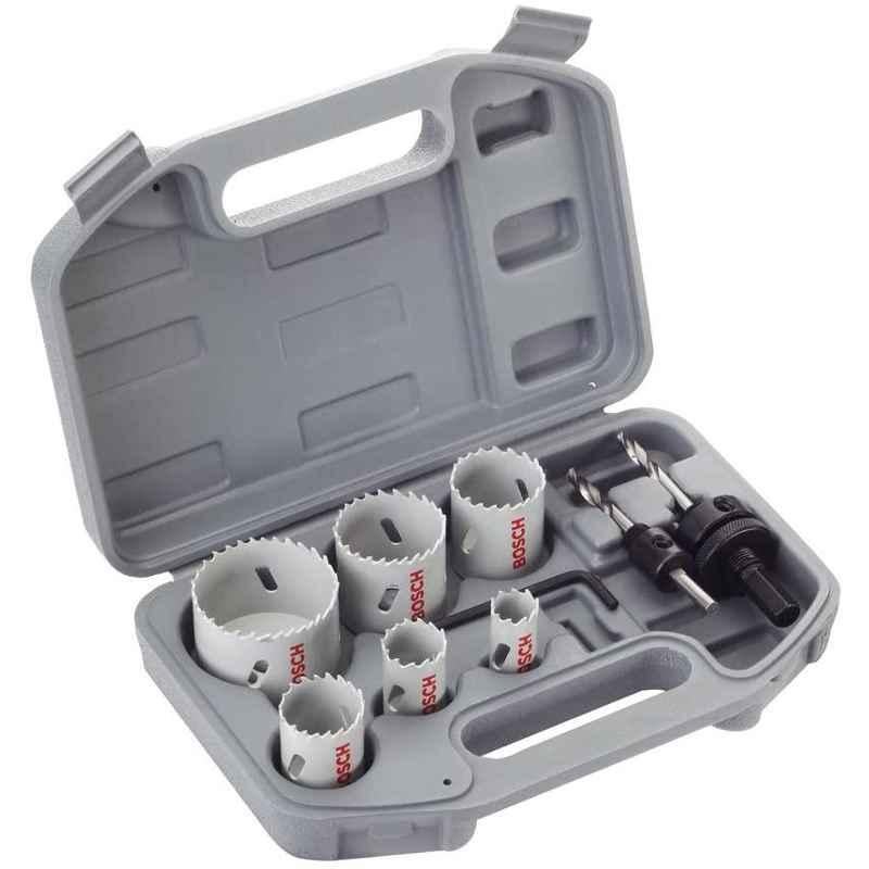 Bosch 12 Pieces HSS Holesaw Set for Electrician, 2608580866