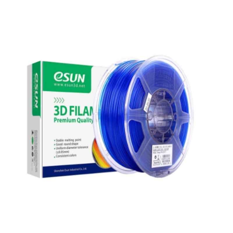 eSUN 1.75mm Transparent PLA Blue Filament for 3D Printing, 3IDEA-ESUN-PLA-LGHT-BLU
