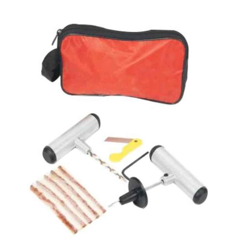 Love4ride Red Pouch Car & Bike Tubeless Tyre Puncture Repair Kit