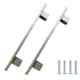 Atom PHS09 12 inch Silver Satin Finish Stainless Steel Pull Handle (Pack of 2)