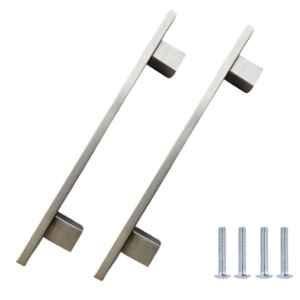 Atom PHS09 12 inch Silver Satin Finish Stainless Steel Pull Handle (Pack of 2)