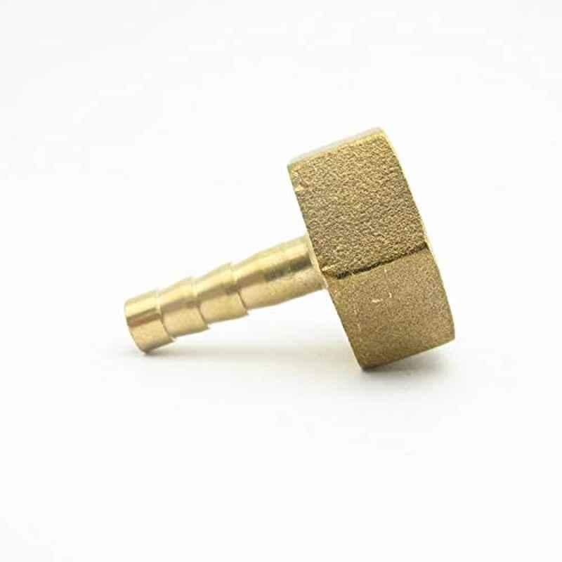 Liutao 1/2 inch Brass Pipe Fitting Nipple Coupler Connector