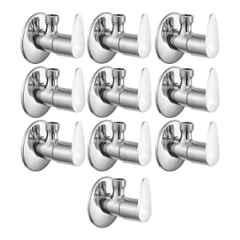 Fastgear Fusion Stainless Steel Silver Chrome Finish Angle Valve, FG2461 (Pack of 10)