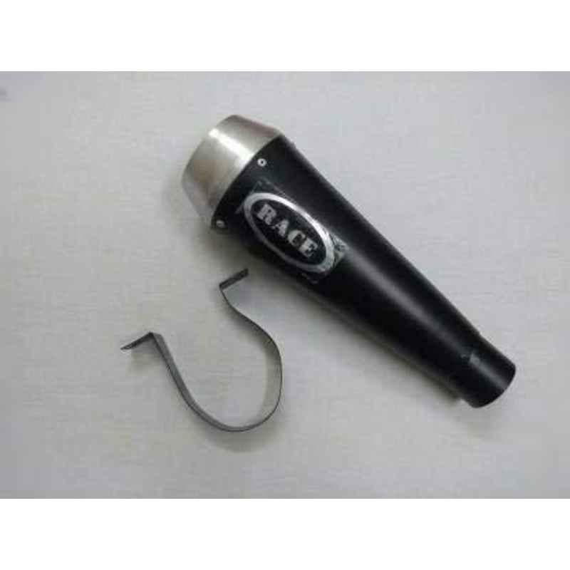 RA Accessories Black Race Slipon Silencer Exhaust for Kinetic Comet
