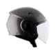 Vega BLAZE-DX ABS Black Open Face Helmet, VHBDC, Size: L