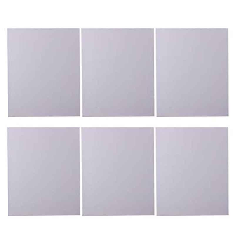 Supvox 6 Pcs 25x30cm White Blank Stretched Canvas Set for Painting & Drawing