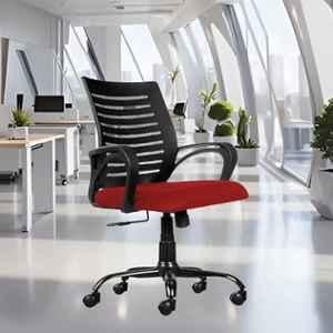 Rose Elite Mesh Maroon Medium Back Ergonomic Chair