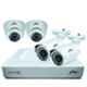 Godrej SeeThru 4 Channel 720P Full HD White CCTV Camera Kit, 1MP2D2B4CH