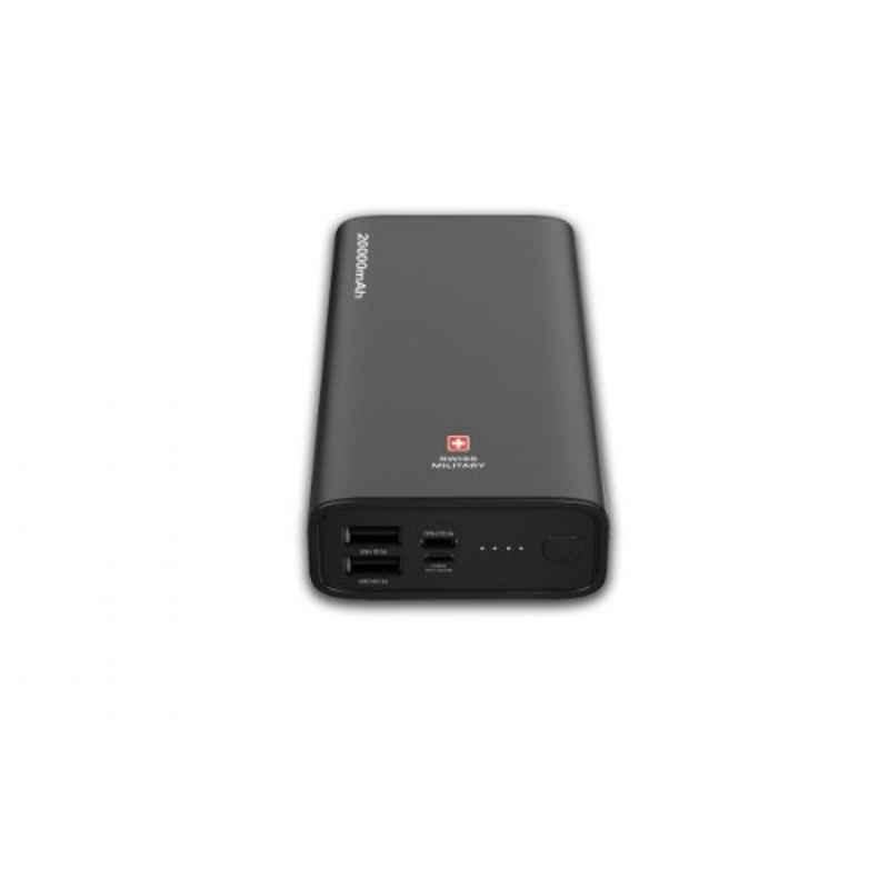 Swiss Military Biendron 20000mAh Black Power Pack, SM-PB-BI1-20K-BLK