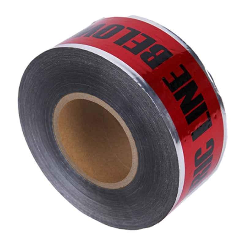 Workman 200m LDPE Foil Electric Red Tape