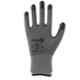 Mallcom 8 Inch White Liner with Grey NBR Coating Safety Gloves, P35NBG (Pack of 12)