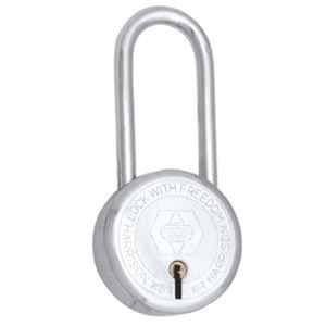 Harrison T-26 BCP L/S 75mm Steel Round Padlock with 3 Keys, 0581