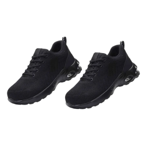SPIEZ Rubber Steel Toe Black Premium Safety Shoes, Size: 7 (Pack of 2)