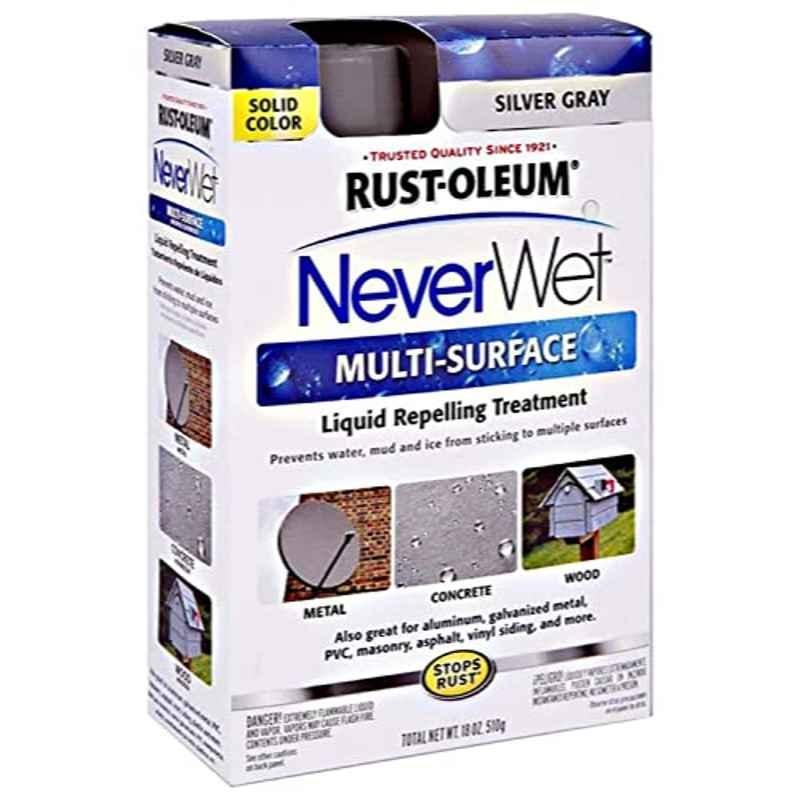 Rust-Oleum 510g Silver Grey Never Wet Liquid Repelling Treatment