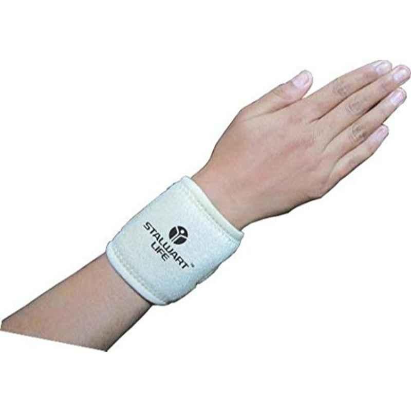 Band-It Forearm Band, White, Adjustable / Universal 