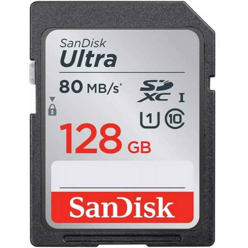 SanDisk Ultra 128GB SDHC Class 10 UHS-I Memory Card, SDSDUNC-128G-GN6IN