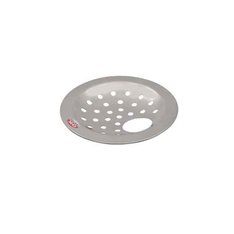 MLOP 5 inch Stainless Steel Silver Trap Round Floor Drain Jali with Hole