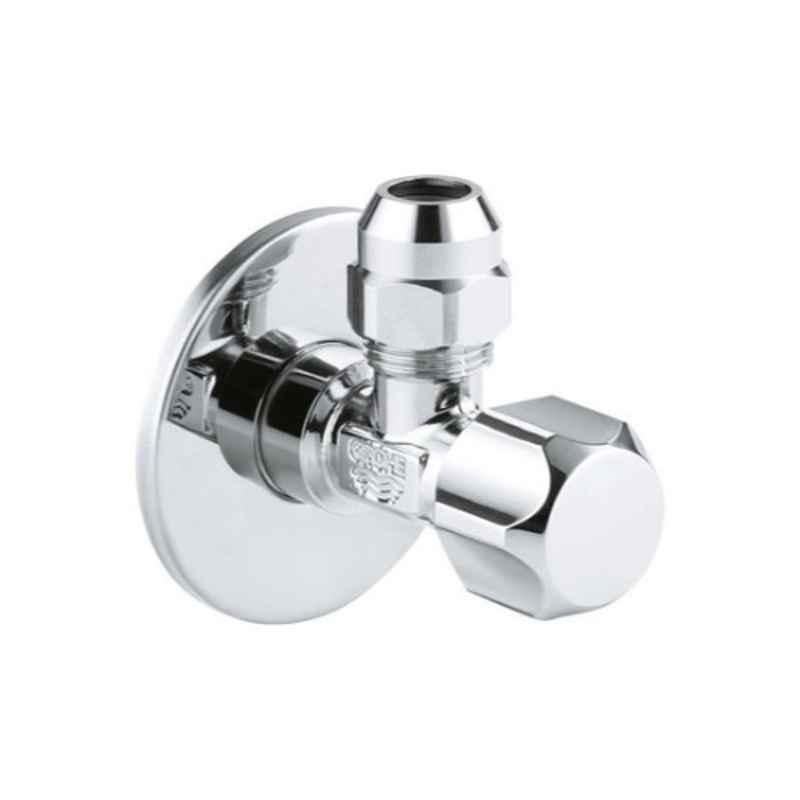 Grohe 2201800M Stainless Steel Silver Angle Valve, 140x120x30 mm