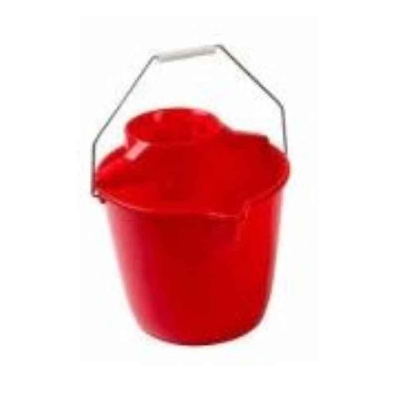 13L Red Round Bucket with Wringer