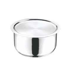 Vinod 2.2 Litre 304 Grade Induction Friendly Tope with Lid, TPL18 (Pack of 2)