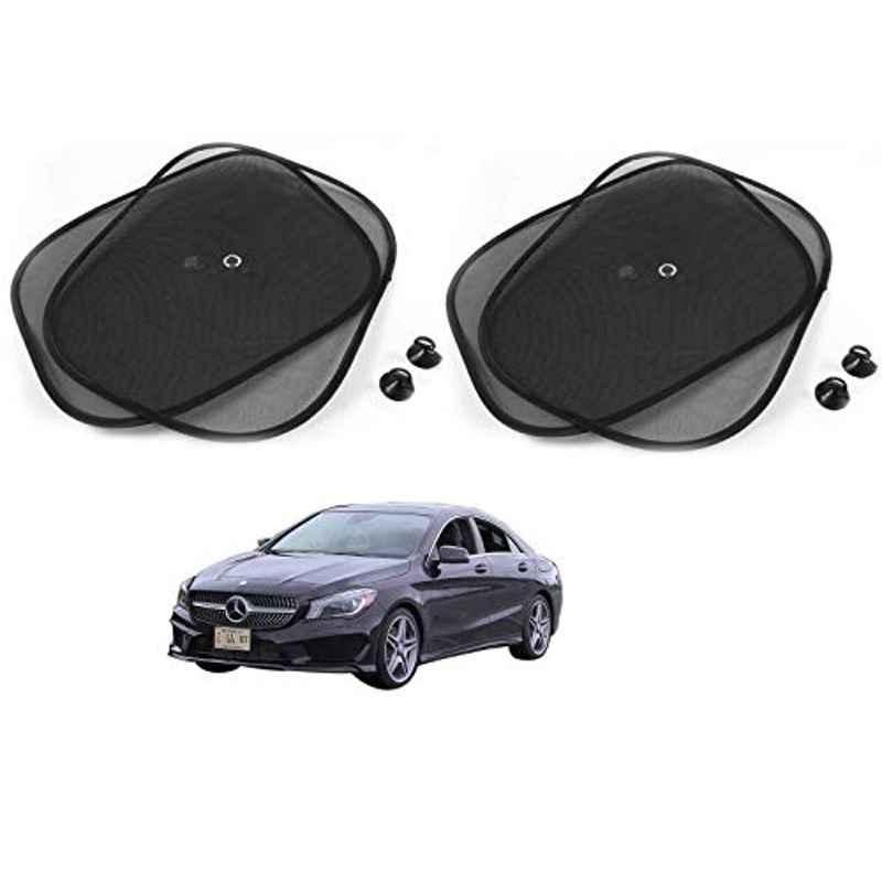 Kozdiko 4 Pcs Black Chipokoo Car Window Sunshade Curtain Set for Mercedes Benz CLA-Class, koz_79151