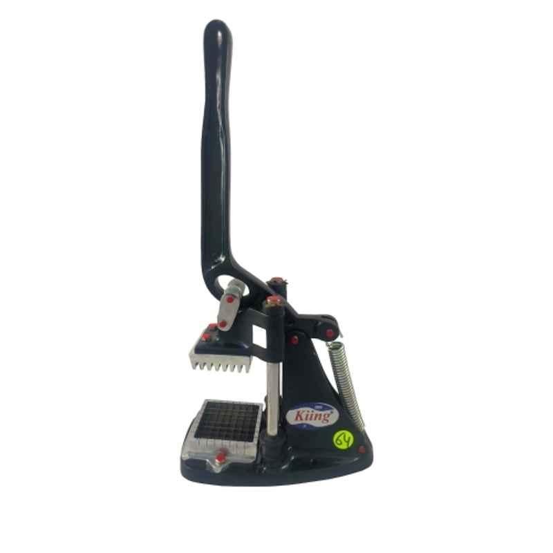 KIING 3/8 inch Alloy Steel Potato Finger Chips Cutter Machine for Restaurants, Hotels & Home