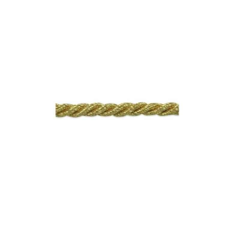 Deco Trims Metallic Twist Cord Trim 1/4Inx10Yd Gold