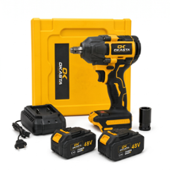 Okasta 1/2 inch 198V 600Nm Li-ion Cordless Impact Wrench with Brushless Motor