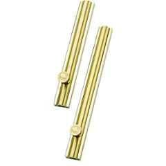 Bonus G5 Reflex 10 inch Brush Brass Round Tower Bolt