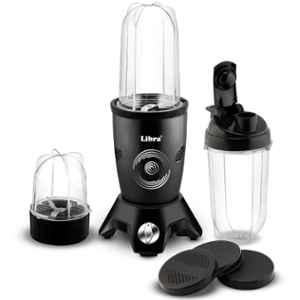 Libra 500W ABS Black BPA Free Mixer Grinder Blender with 3 Tritan Jars, LNUB01