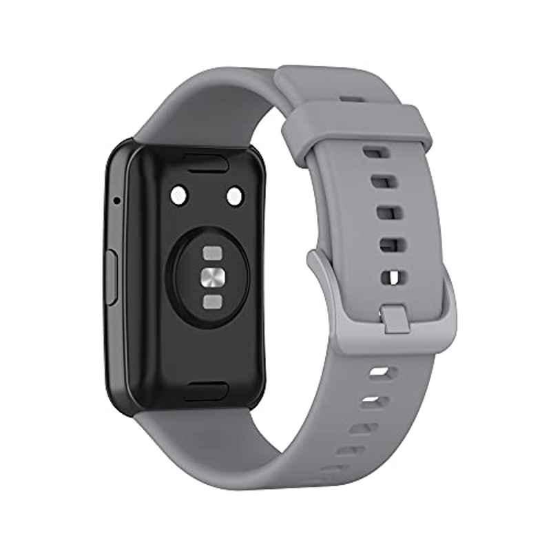 Rubik Silicone Grey Watch Band