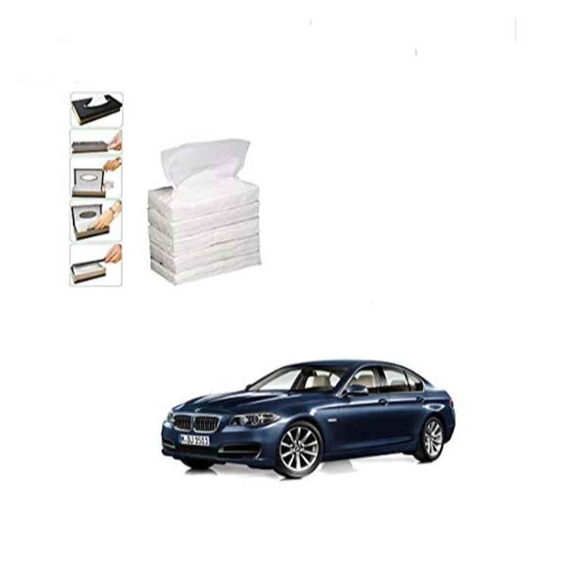 Kozdiko 100 Pulls Dispenser Box Refiller Tissue Paper with 200 Sheets for BMW 5 Series (Pack of 5)