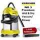 Karcher WD3 Premium EU/EU-I Black & Yellow Wet & Dry Vacuum Cleaner