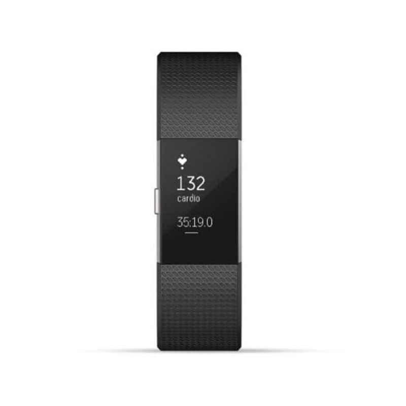 Fitbit Charge 2 Silver Small Fitness Wristband, FB407S