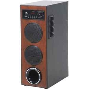 Krisons Thunder 80W 2.1 Channel Wood Black & Brown Tower Speaker