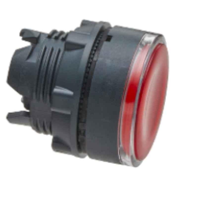 Schneider Harmony 22mm Red Flush Spring Return Illuminated Head Push Button for Integral Led, ZB5AW343