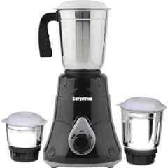 Suryaviva Victo 750W 220-250V ABS Plastic Black Mixer Grinder with 3 Jars
